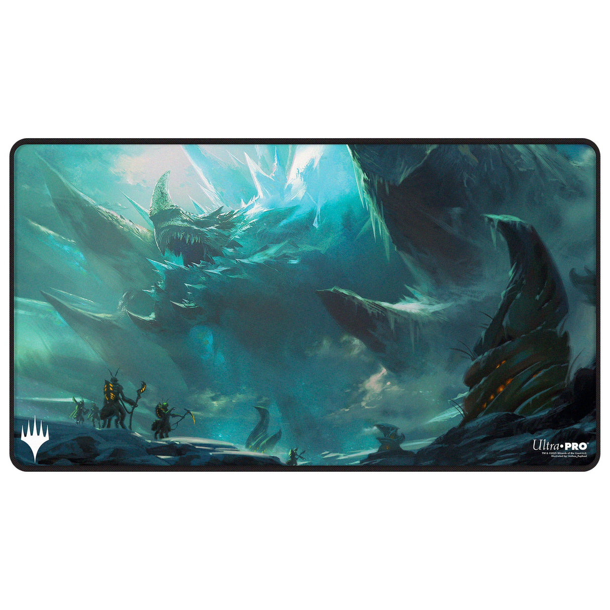 Edge of Eternities - Black Stitched Playmat - Baloth Prime - Joshua Raphael for Magic: The Gathering