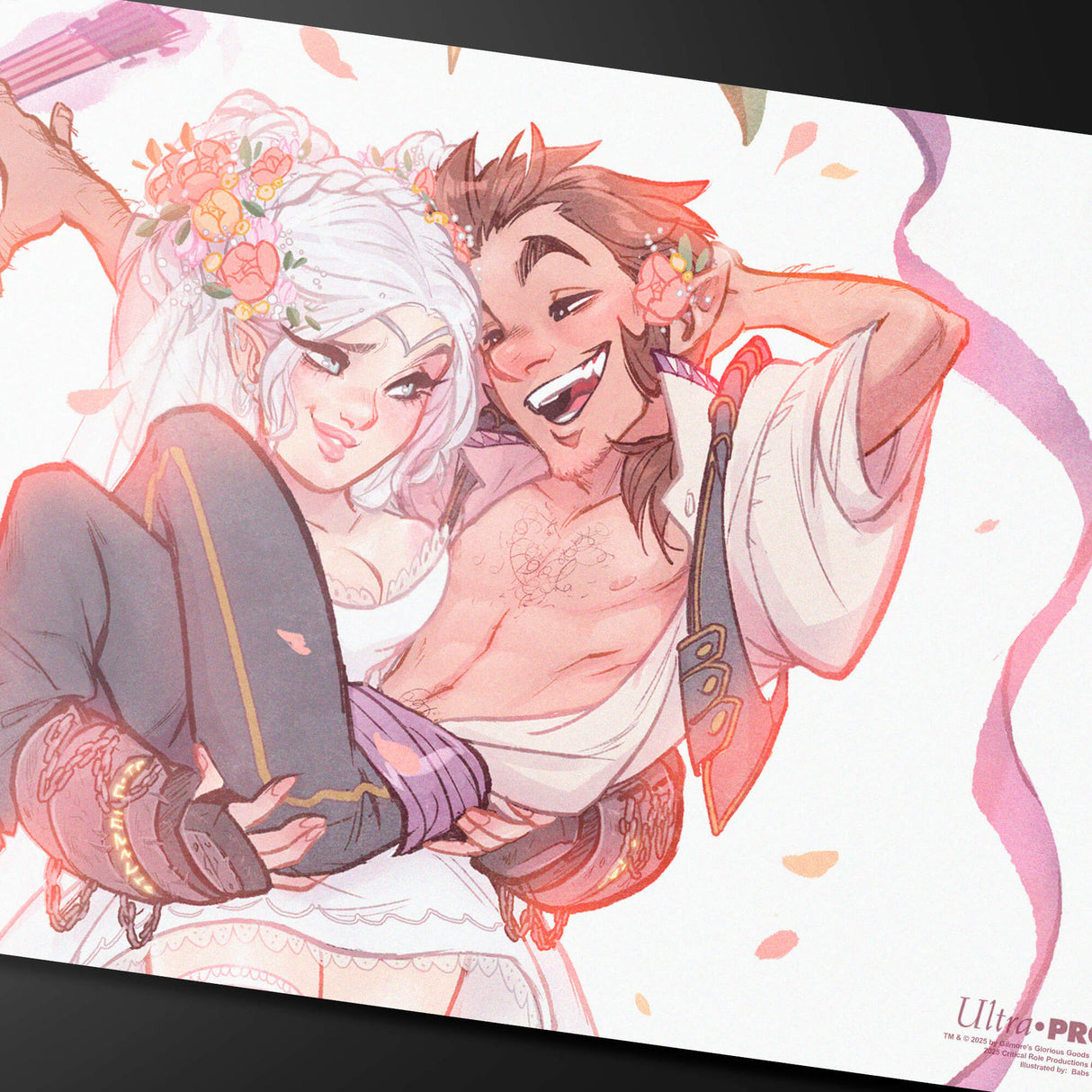 Critical Role - Pike and Scanlan Playmat Closeup | Ultra PRO International