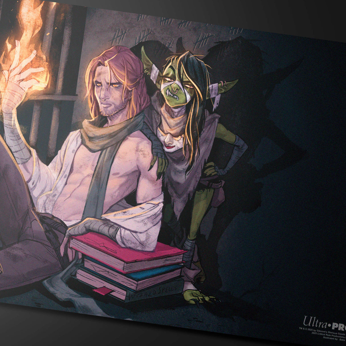 Critical Role - Caleb and Nott Playmat Closeup | Ultra PRO International