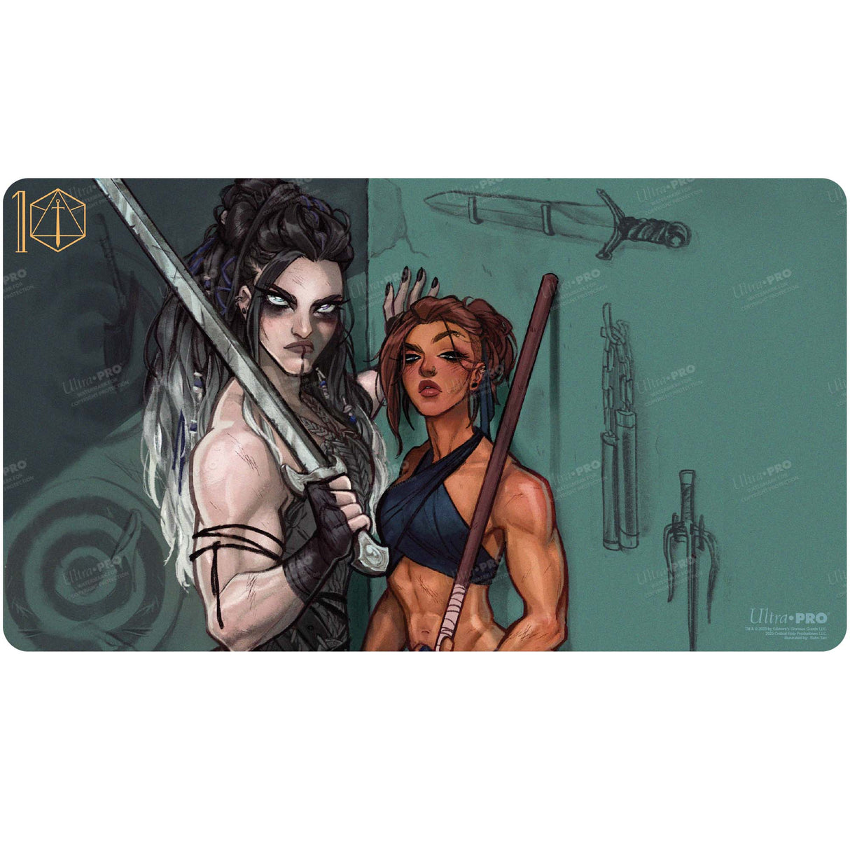 Critical Role - Yasha and Beauregard Playmat Front | Ultra PRO International