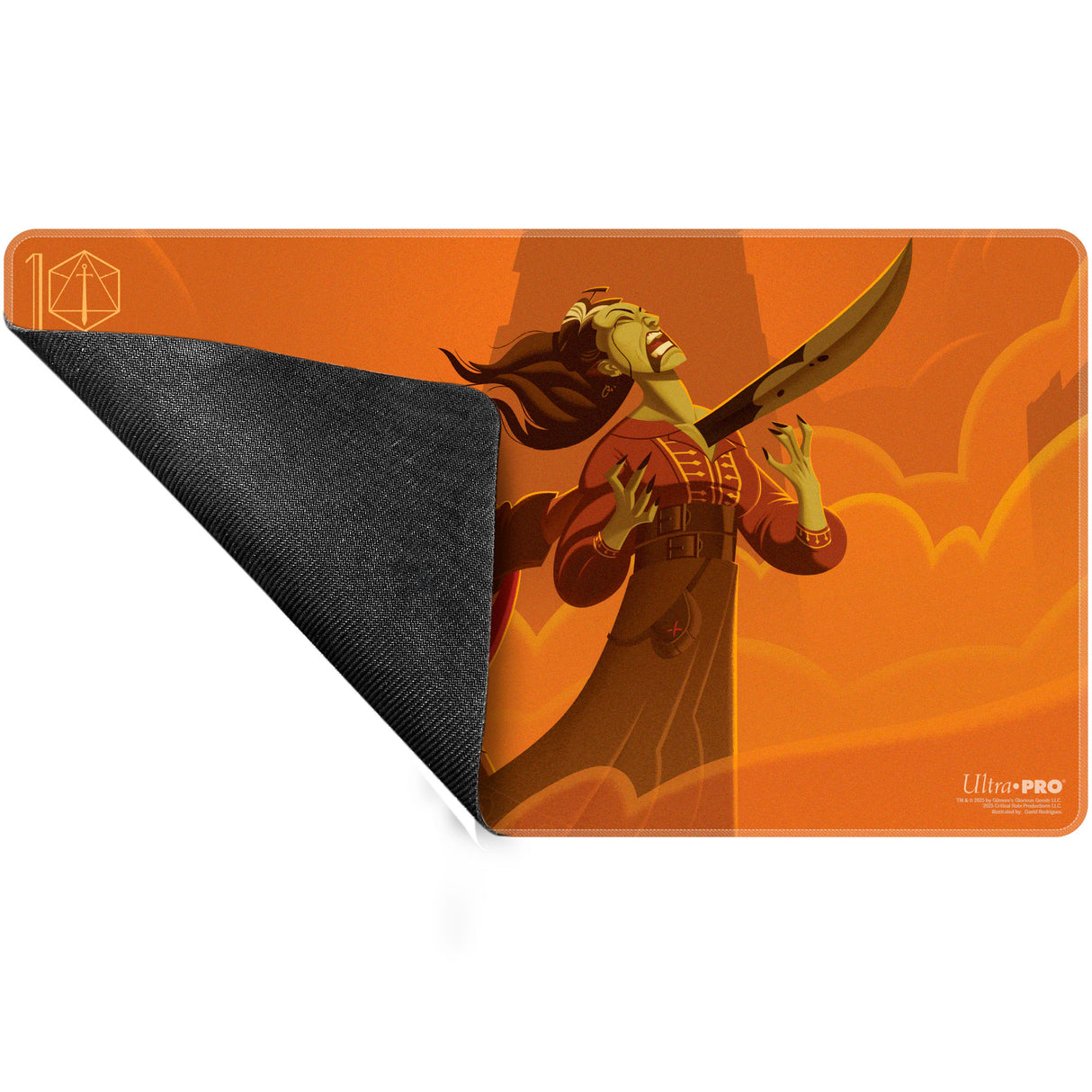 Critical Role Baddies - “Is She Your Favorite” Stitched Playmat for Tabletop Gaming Back | Ultra PRO International