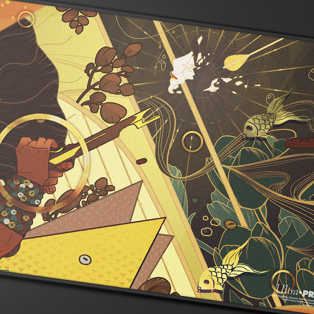 Critical Role Radiants: The Mighty Nein Veth Brenatto Black-Stitched Playmat for Tabletop Gaming - Image 3 | Ultra PRO