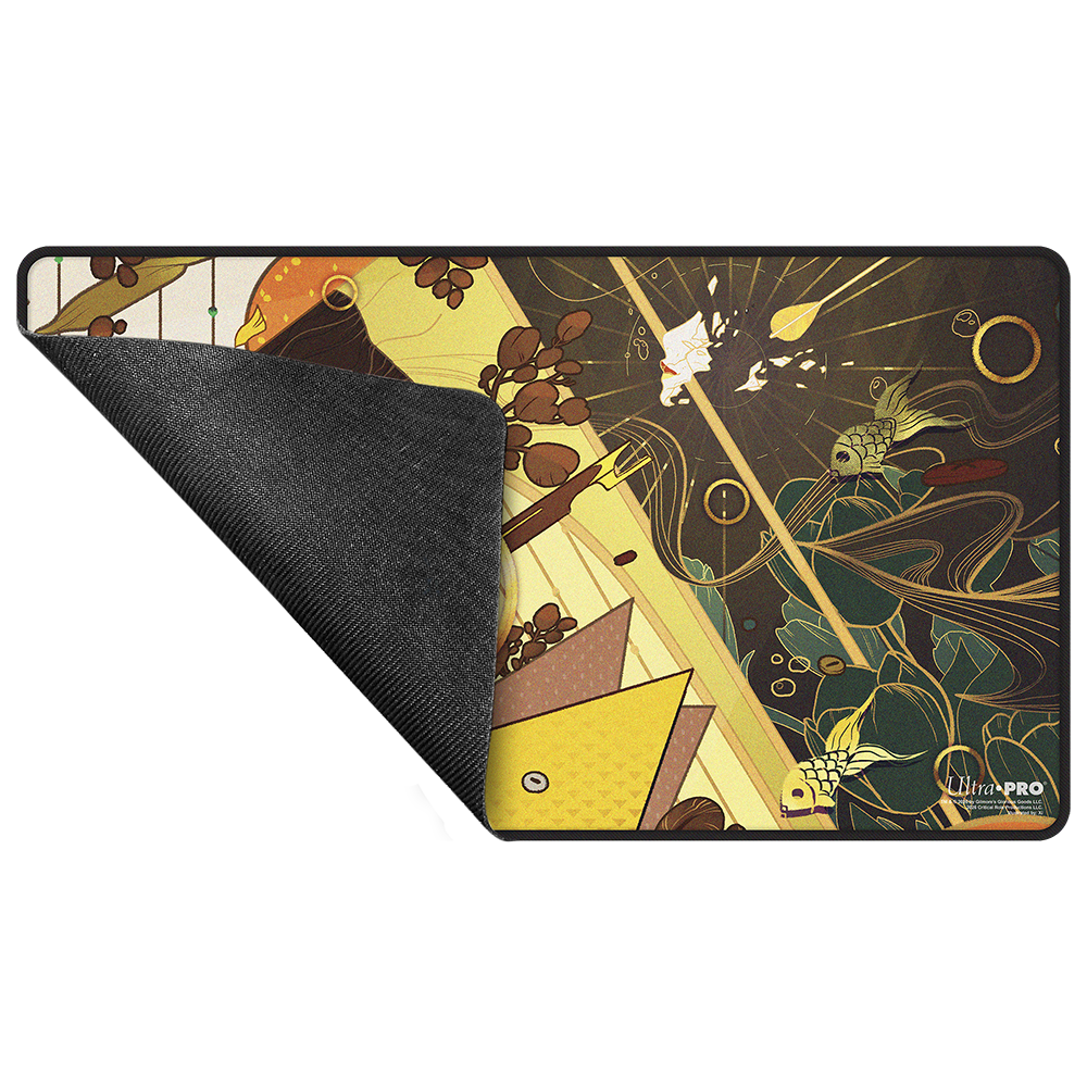 Critical Role Radiants: The Mighty Nein Veth Brenatto Black-Stitched Playmat for Tabletop Gaming - Rubber | Ultra PRO