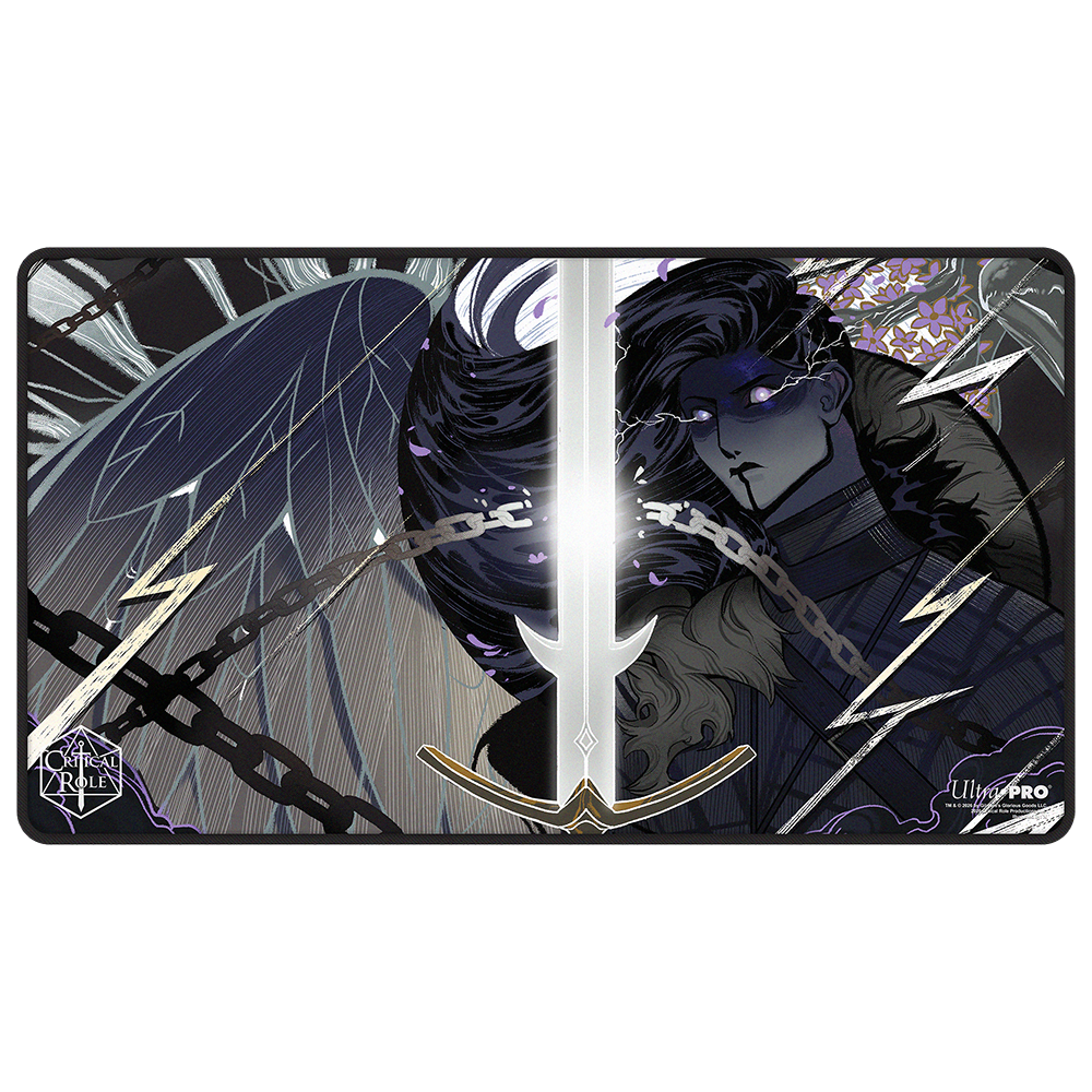 Critical Role Radiants: The Mighty Nein Yasha Nydoorin Black-Stitched Playmat for Tabletop Gaming - Front | Ultra PRO