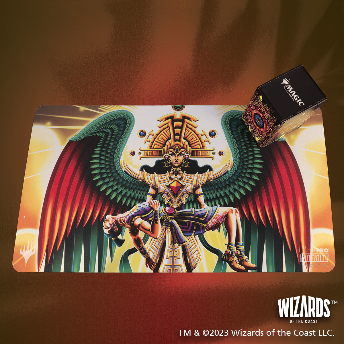 The Lost Caverns of Ixalan Resplendent Angel Standard Gaming Playmat for Magic: The Gathering | Ultra PRO International