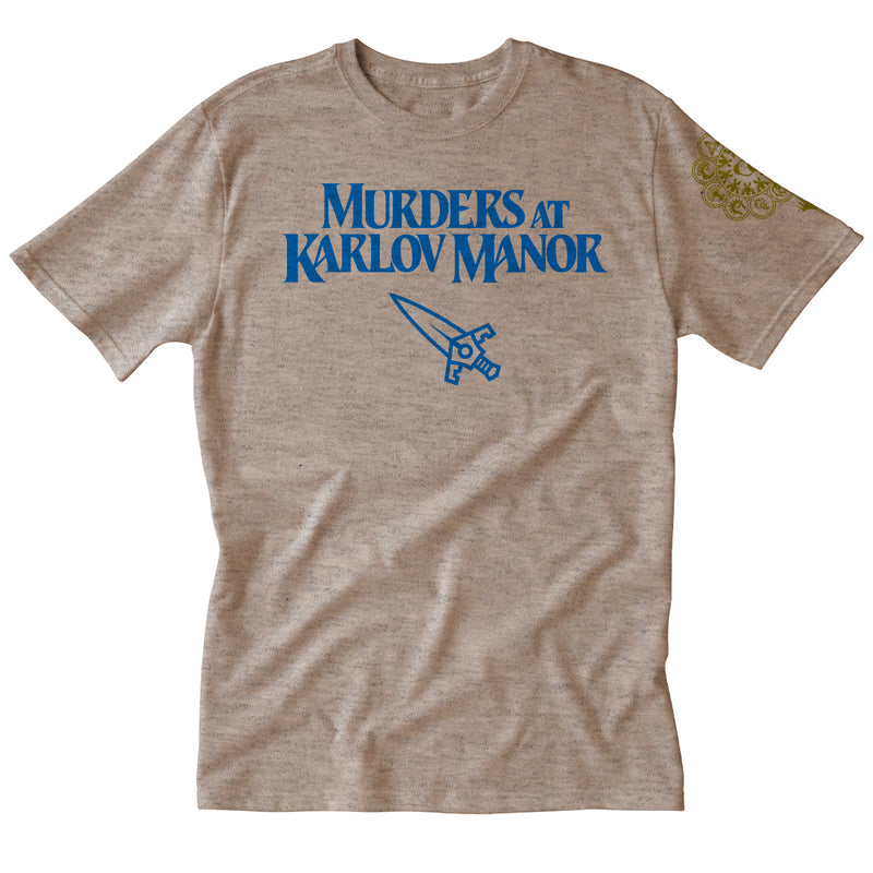 Murders at Karlov Manor Printed Graphic Tee - MKM Set Logo - Men’s T-Shirt | Ultra PRO International