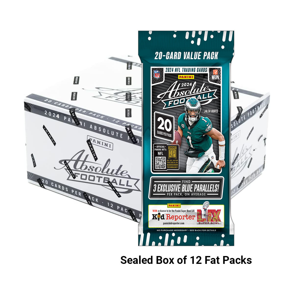 2024 Panini Absolute Football 12pk Fat Pack Sealed Box | Ultra PRO International