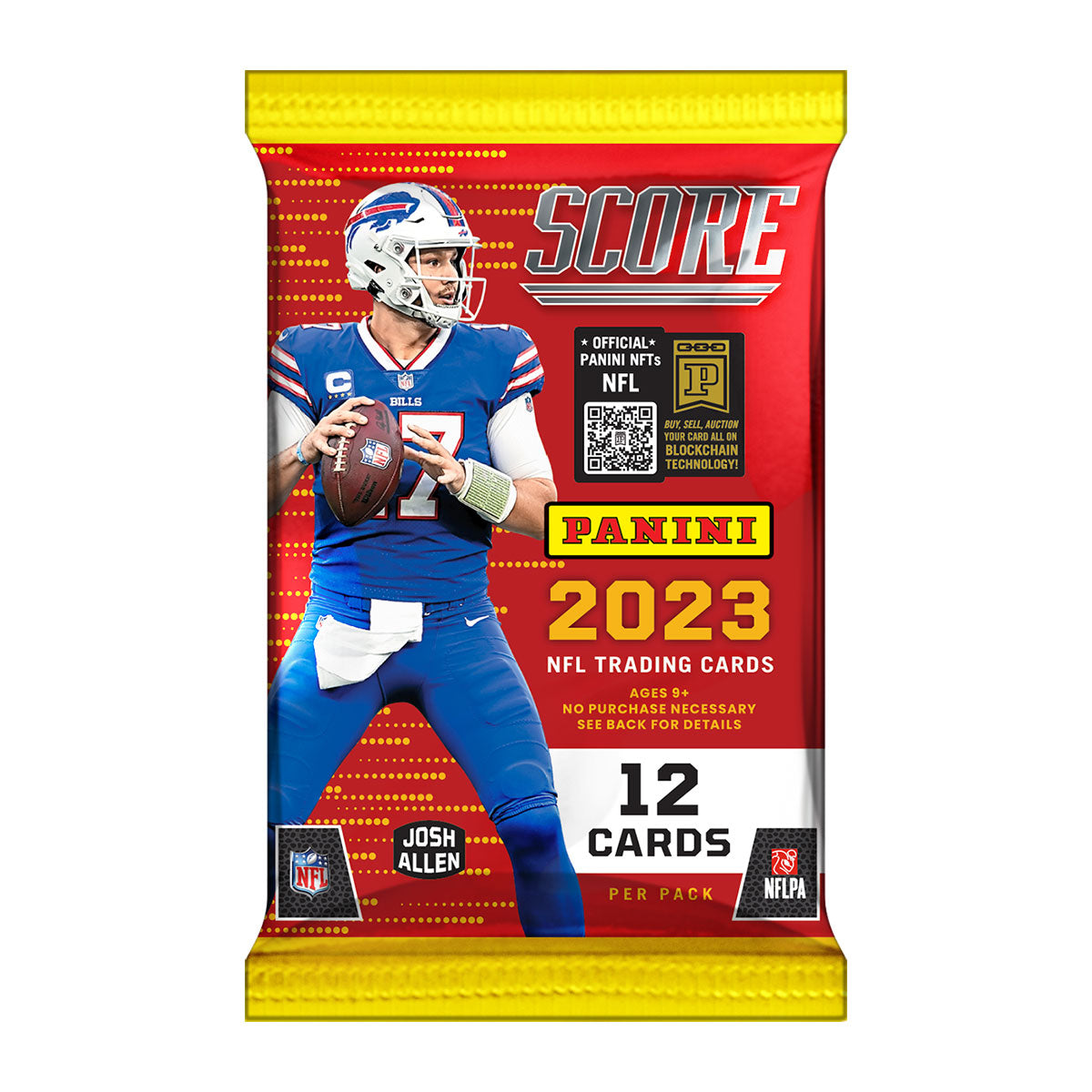 2023 Panini Score Football NFL Factory Sealed Pack of Trading Cards - 12  Cards Per Pack