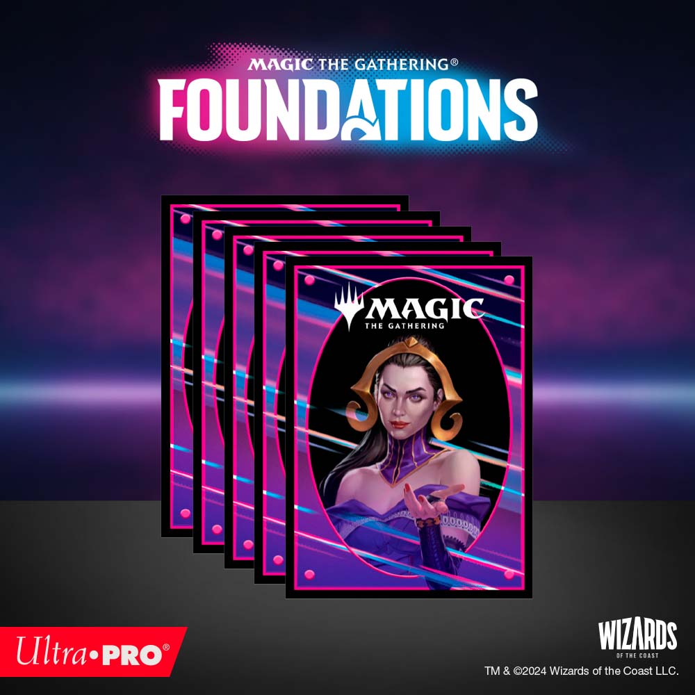 Foundations Liliana 100ct Deck Protector Sleeves Dark for Magic: The Gathering | Ultra PRO International