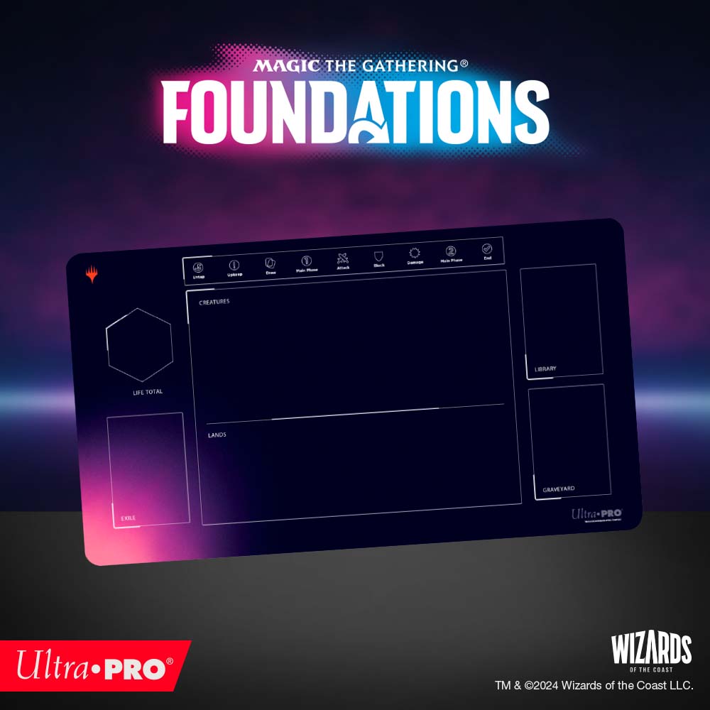 Foundations Learn To Play 1-Player Playmat for Magic: The Gathering | Ultra PRO International