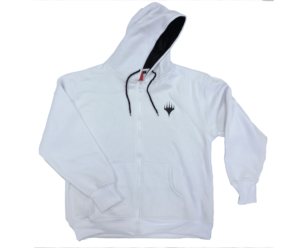 Two-Tone White/Black Custom Magic: The Gathering Hoodie