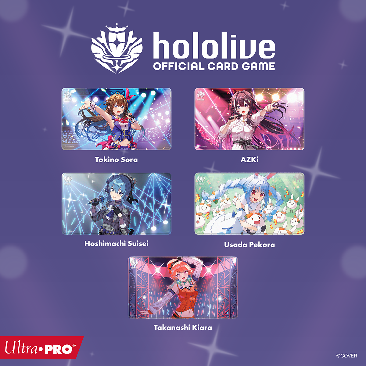 hololive OFFICIAL CARD GAME Stitched Playmat Bundle
