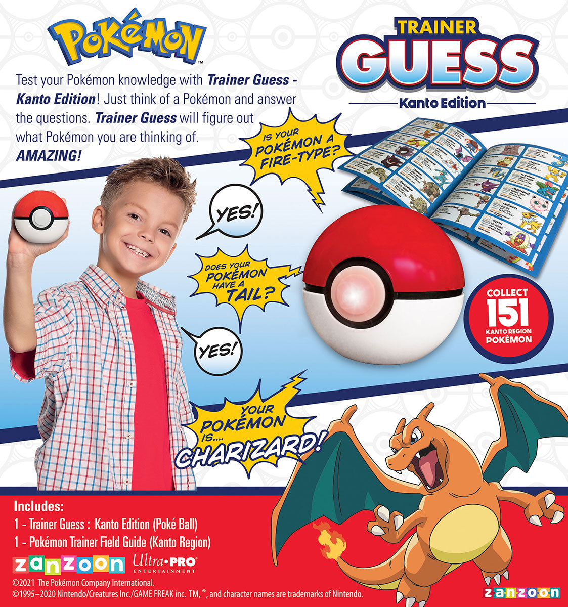 Pokémon Trainer Guess Kanto: An Electronic Game for Ages 6 and up | Ultra PRO Entertainment