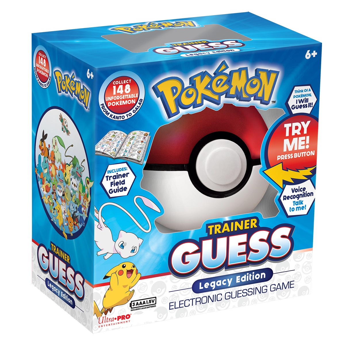 Pokémon Trainer Guess Legacy: An Electronic Game for Ages 6 and up | Ultra PRO Entertainment