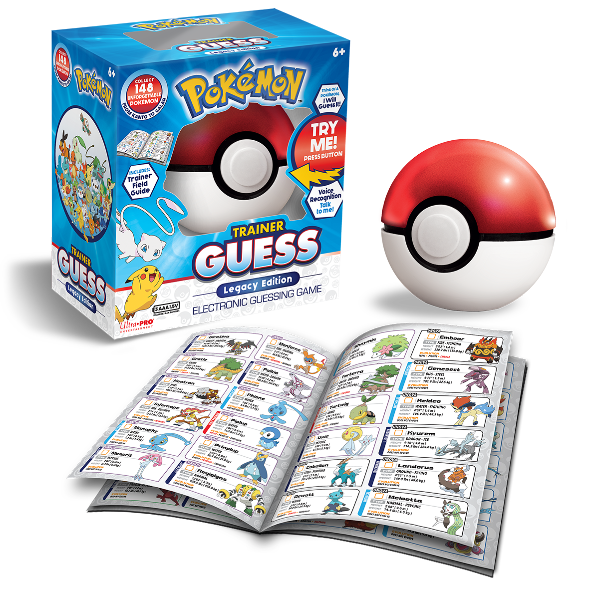 Pokémon Trainer Guess Legacy: An Electronic Game for Ages 6 and up | Ultra PRO Entertainment