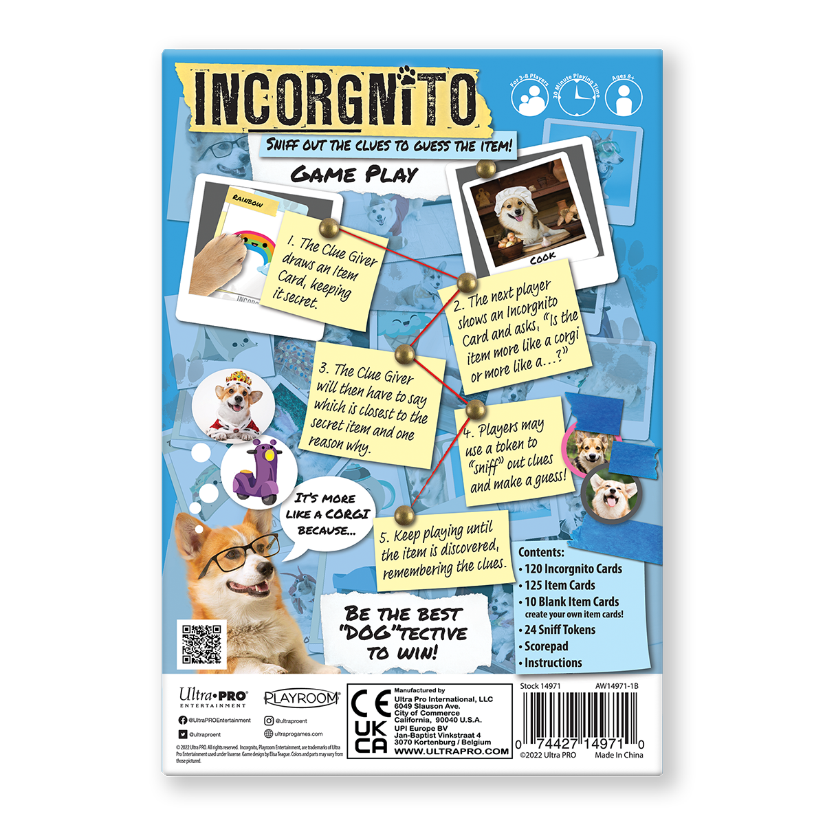 Incorgnito | A Family-Party Game for Ages 8 and Up, 3–8 Players | Ultra PRO Entertainment