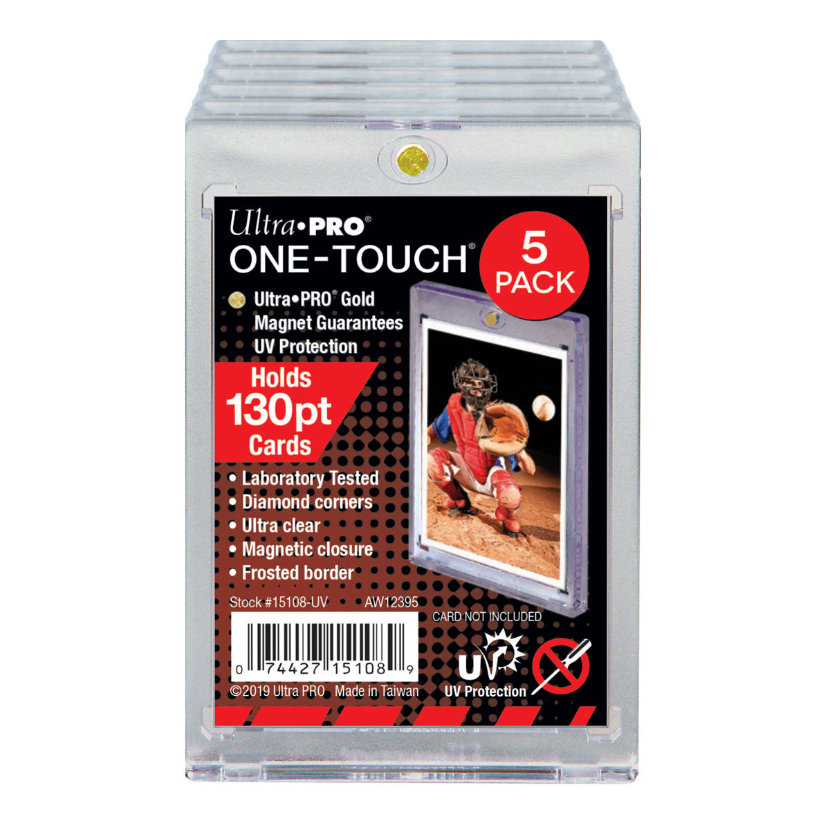 Ultra PRO ONE-TOUCH Magnético UV Para Paquetes De Cartas Tamaño Estándar, Protector Con Cierre Magnético Y Bisagra, Ideal Para Pokemon, Magic, Yugioh Y Tarjetas Coleccionables