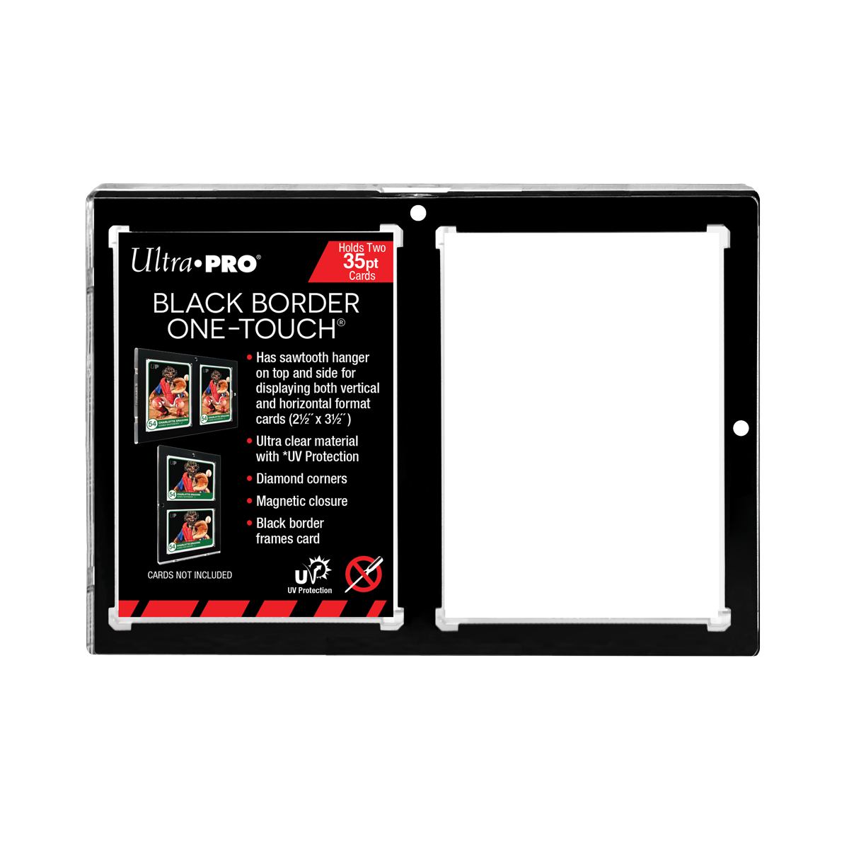 Black frame Booster packs display Case holder Booster box closure