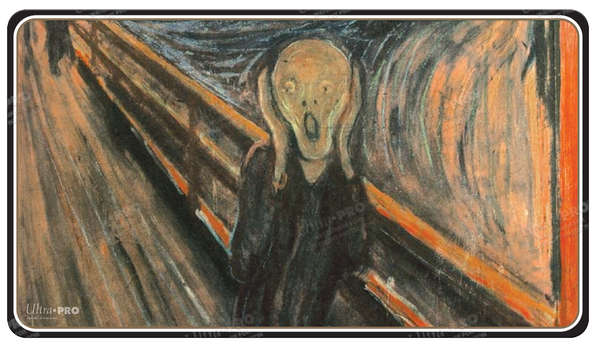 Fine Art The Scream Standard Gaming Playmat Mousepad by Edvard Munch