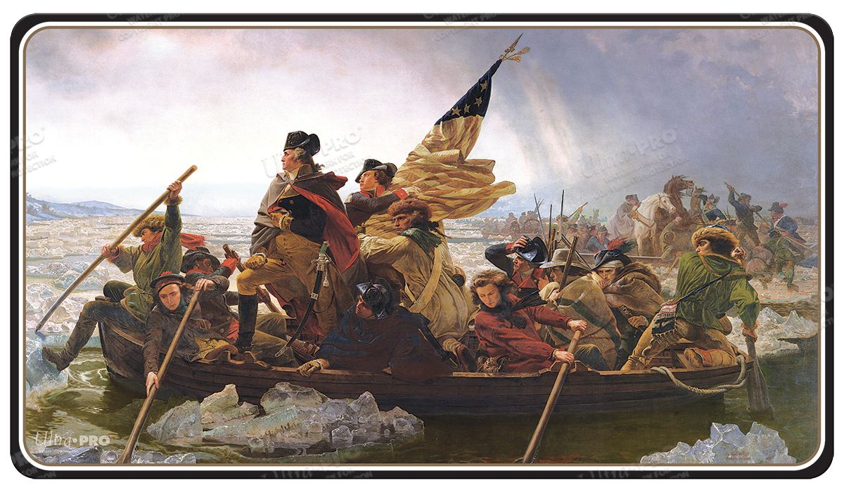 Fine Art Washington Crossing the Delaware Standard Gaming Playmat by Emanuel Leutze | Ultra PRO International
