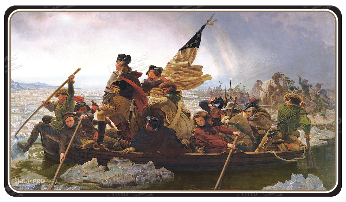 Fine Art Washington Crossing the Delaware Standard Gaming Playmat Mousepad by Emanuel Leutze