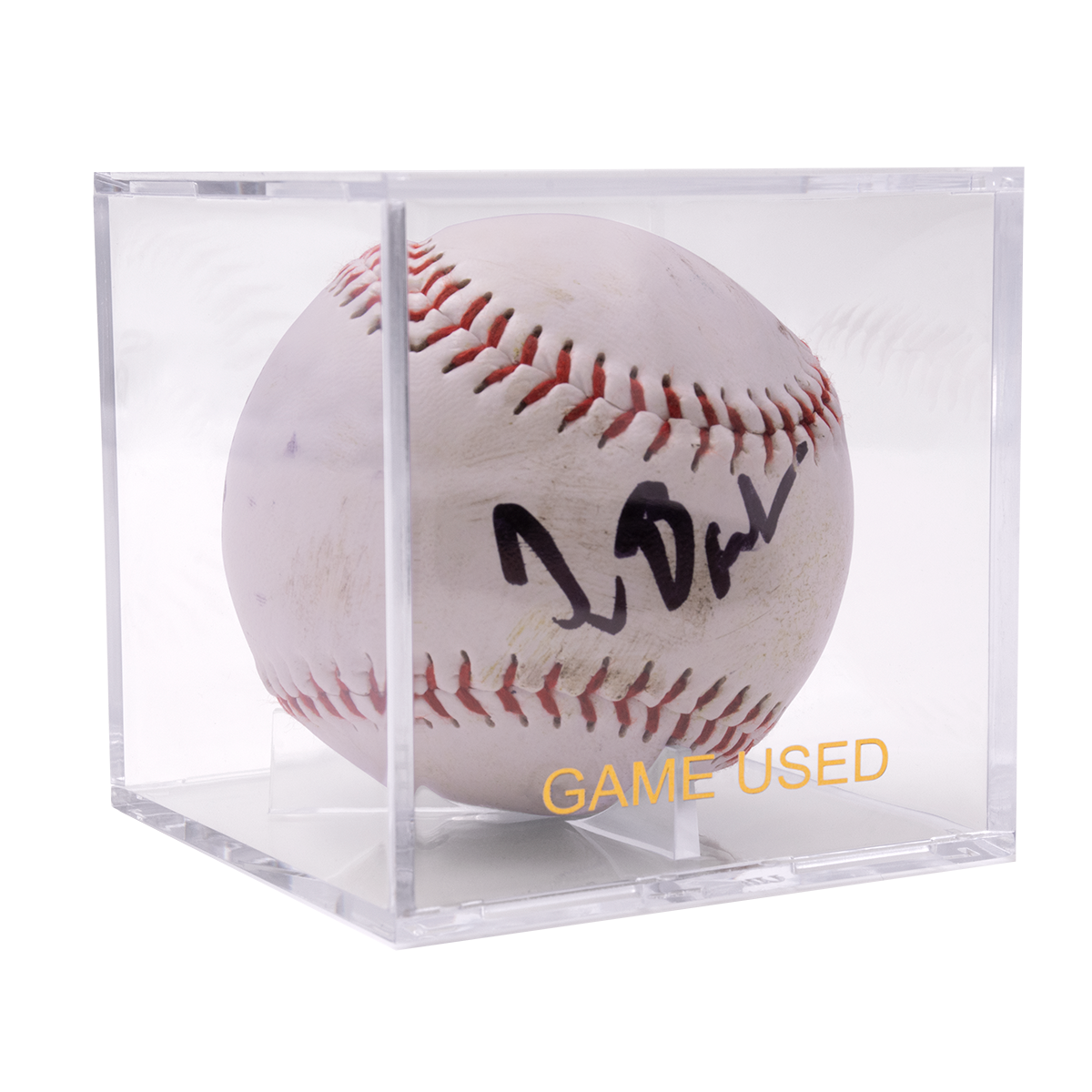 Game Used Baseball Clear Square Display Holder with UV Block