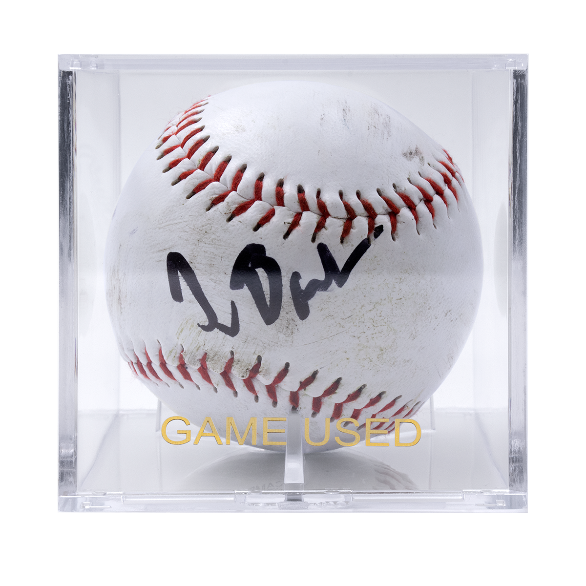Game Used Baseball Clear Square Display Holder with UV Block