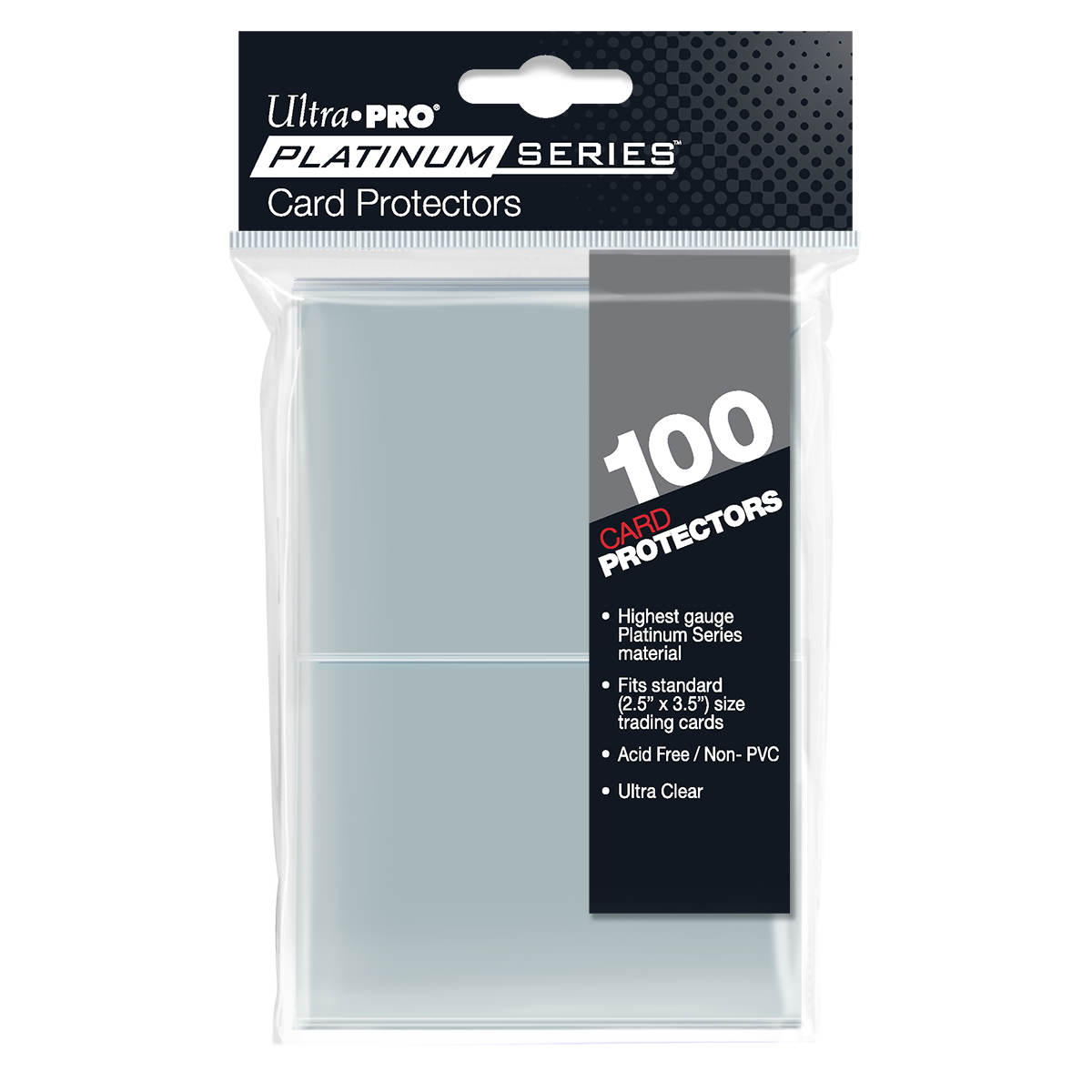 Platinum Series Card Protector Sleeves 100ct for Standard Trading Cards | Ultra PRO International Platinum Series Card Protector Sleeves 100ct for Standard Trading Cards | Ultra PRO International
