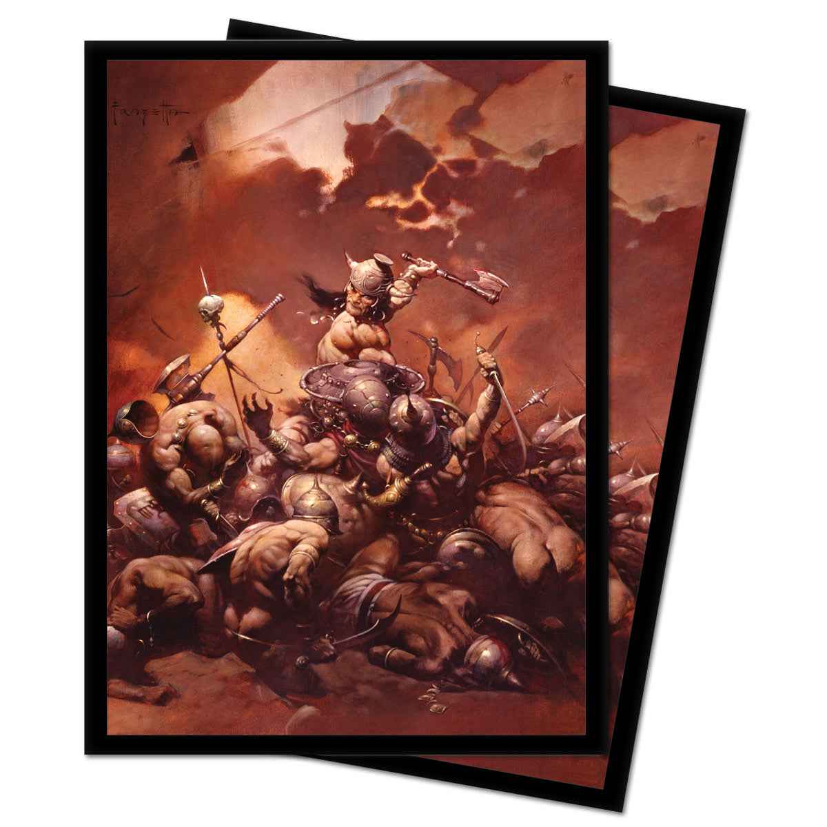 The Destroyer Standard DECK PROTECTOR® Sleeves (100ct) by Frank Frazetta