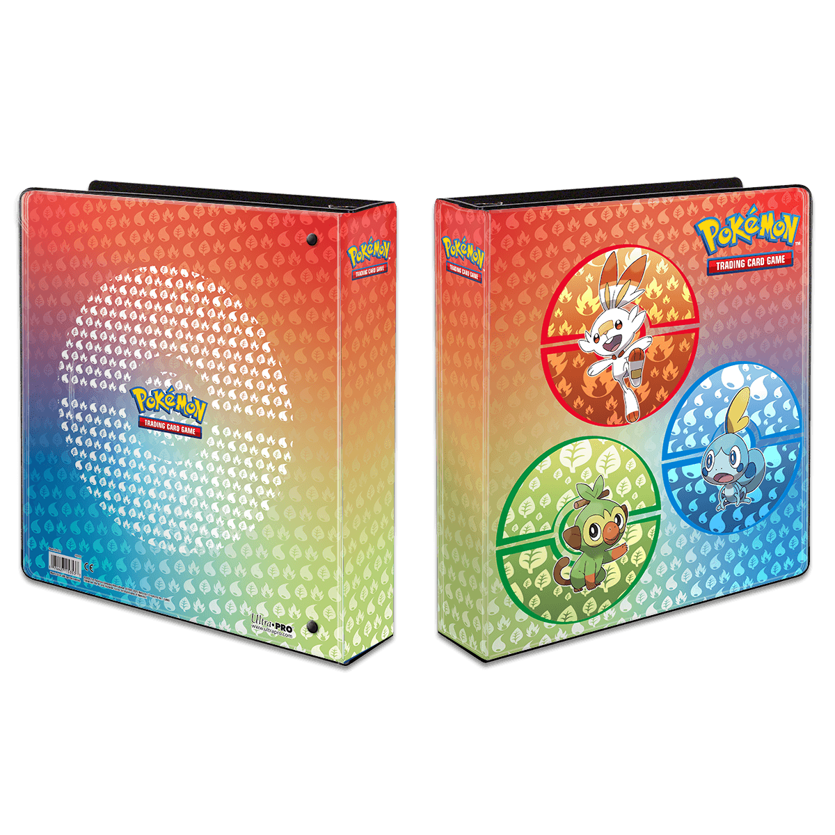 2" Sword and Shield Galar Starters 3-Ring Album for Pokémon