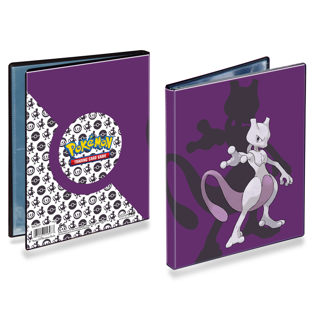 Mewtwo 4-Pocket Portfolio for Pokmon | Ultra PRO International Mewtwo 4-Pocket Portfolio for Pokmon | Ultra PRO International