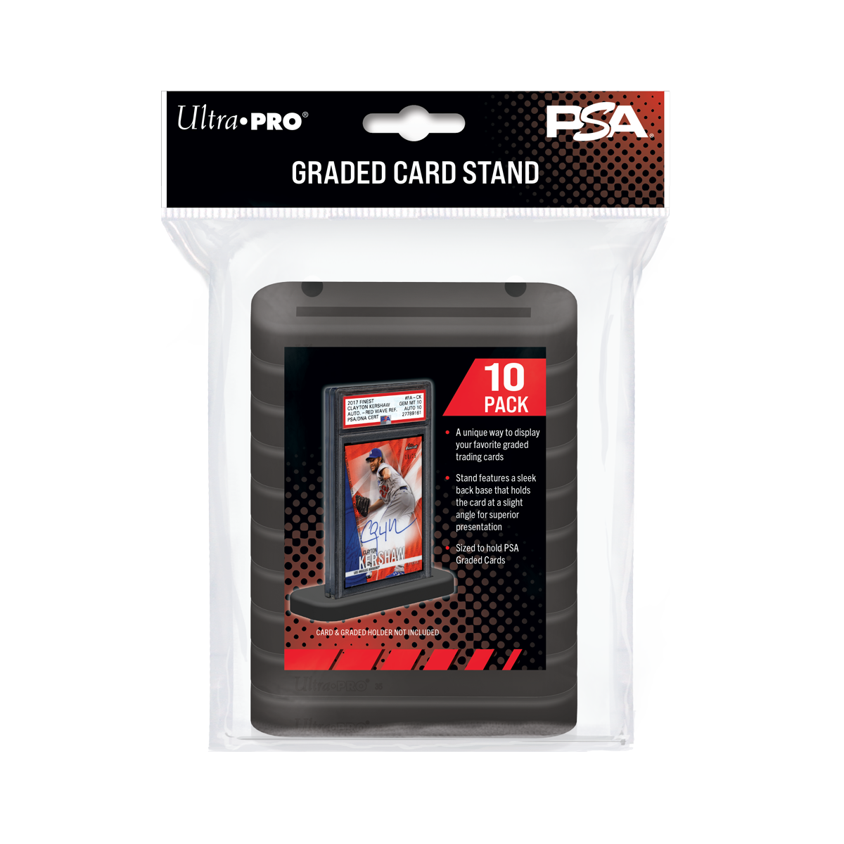 PSA Graded Card Stands (10ct) | Ultra PRO International PSA Graded Card Stands (10ct) | Ultra PRO International