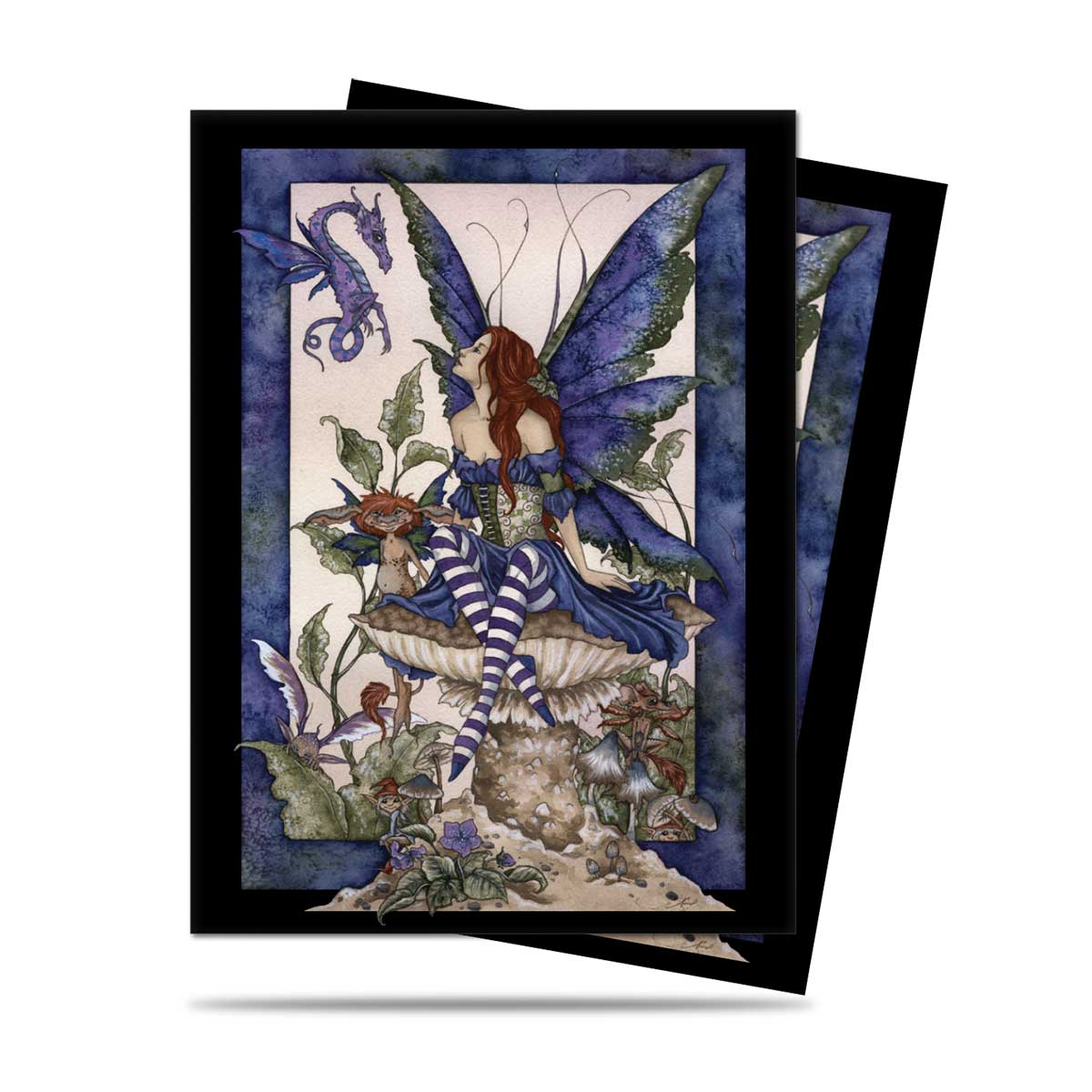 Bottom of the Garden Standard Deck Protector Sleeves (100ct) by Amy Brown | Ultra PRO International