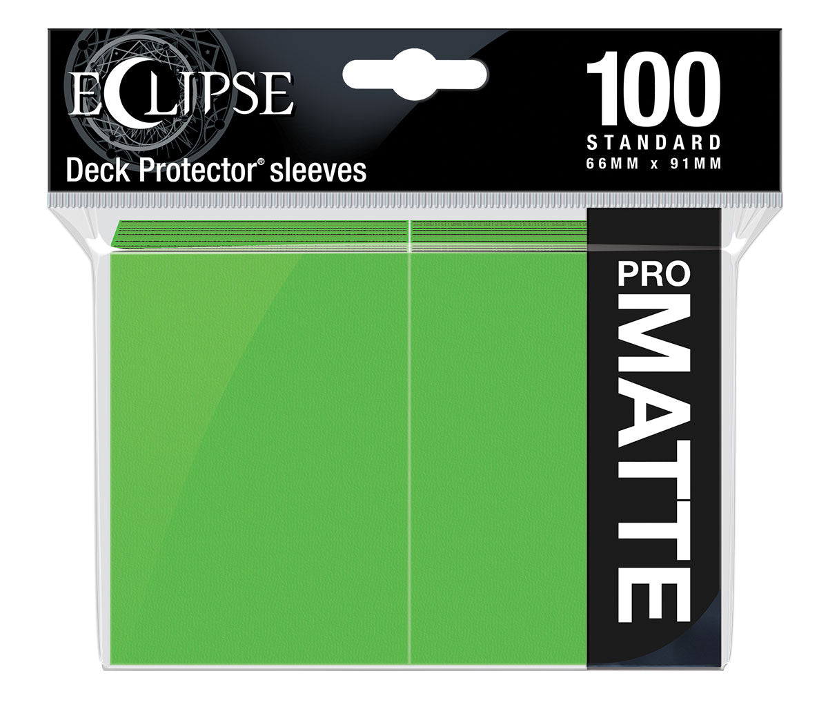 ECLIPSE Matte Standard DECK PROTECTOR Sleeves (100ct) - Lime Green ECLIPSE Matte Standard DECK PROTECTOR Sleeves (100ct) - Lime Green