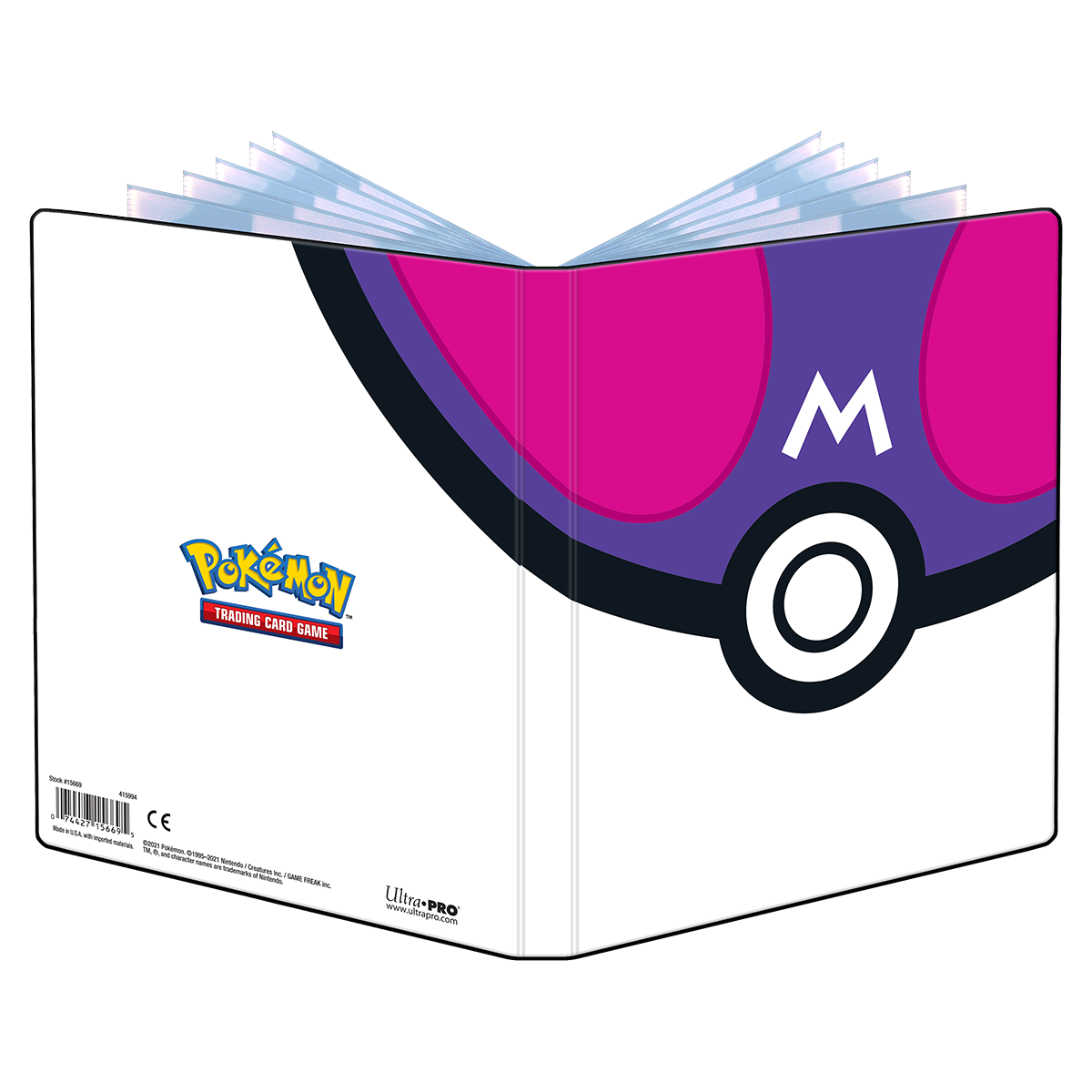 Master Ball 4-Pocket Portfolio for Pokémon | Ultra PRO International