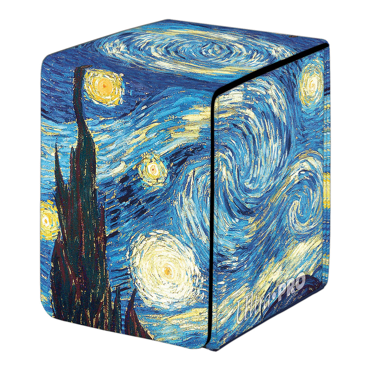 Fine Art Starry Night Alcove Flip Deck Box by Vincent Van Gogh