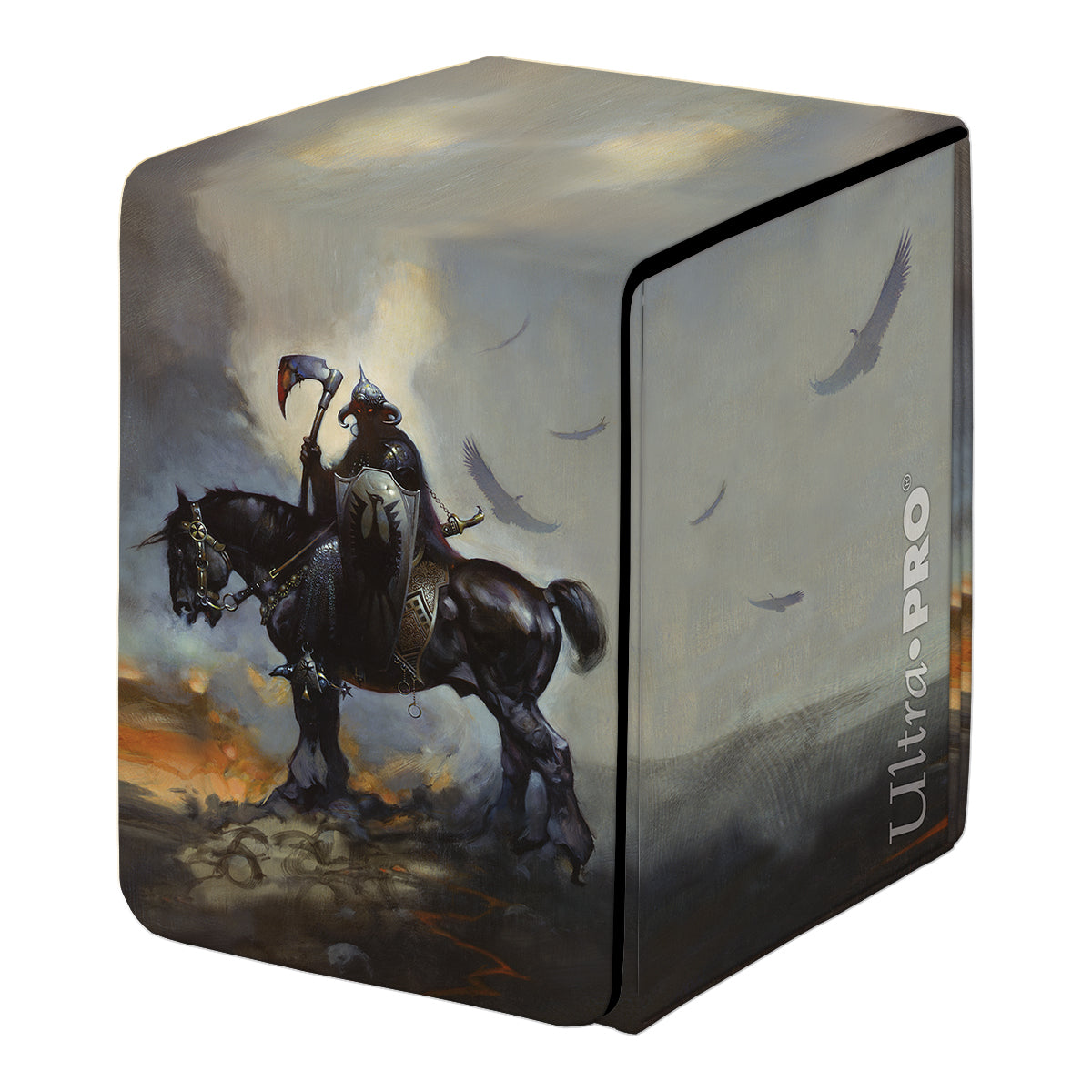 Death Dealer Alcove Flip Deck Box by Frank Frazetta | Ultra PRO International