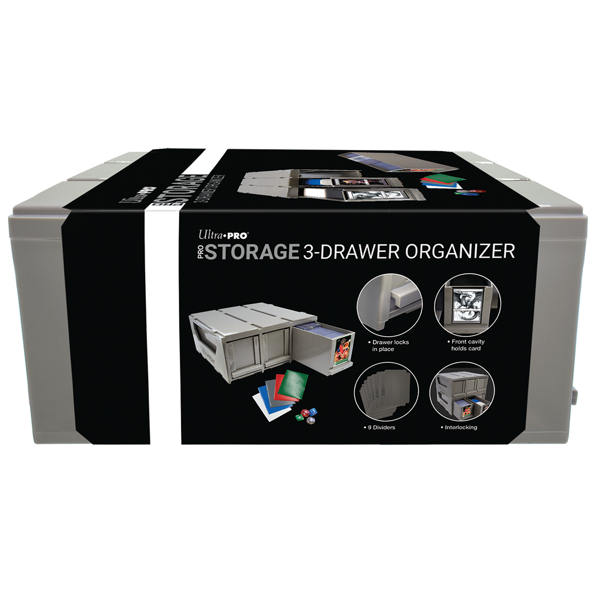 PRO-Storage: 3-Drawer Organizer | Ultra PRO International