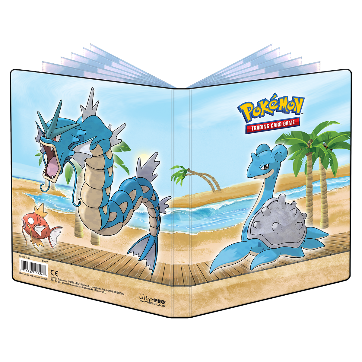 Gallery Series Seaside 4-Pocket Portfolio for Pokémon | Ultra PRO International