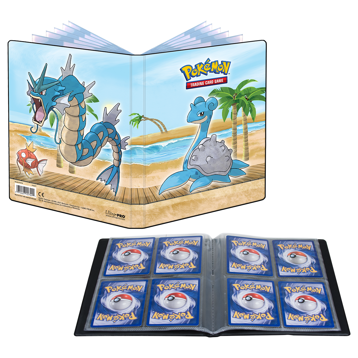 Gallery Series Seaside 4-Pocket Portfolio for Pokémon | Ultra PRO International