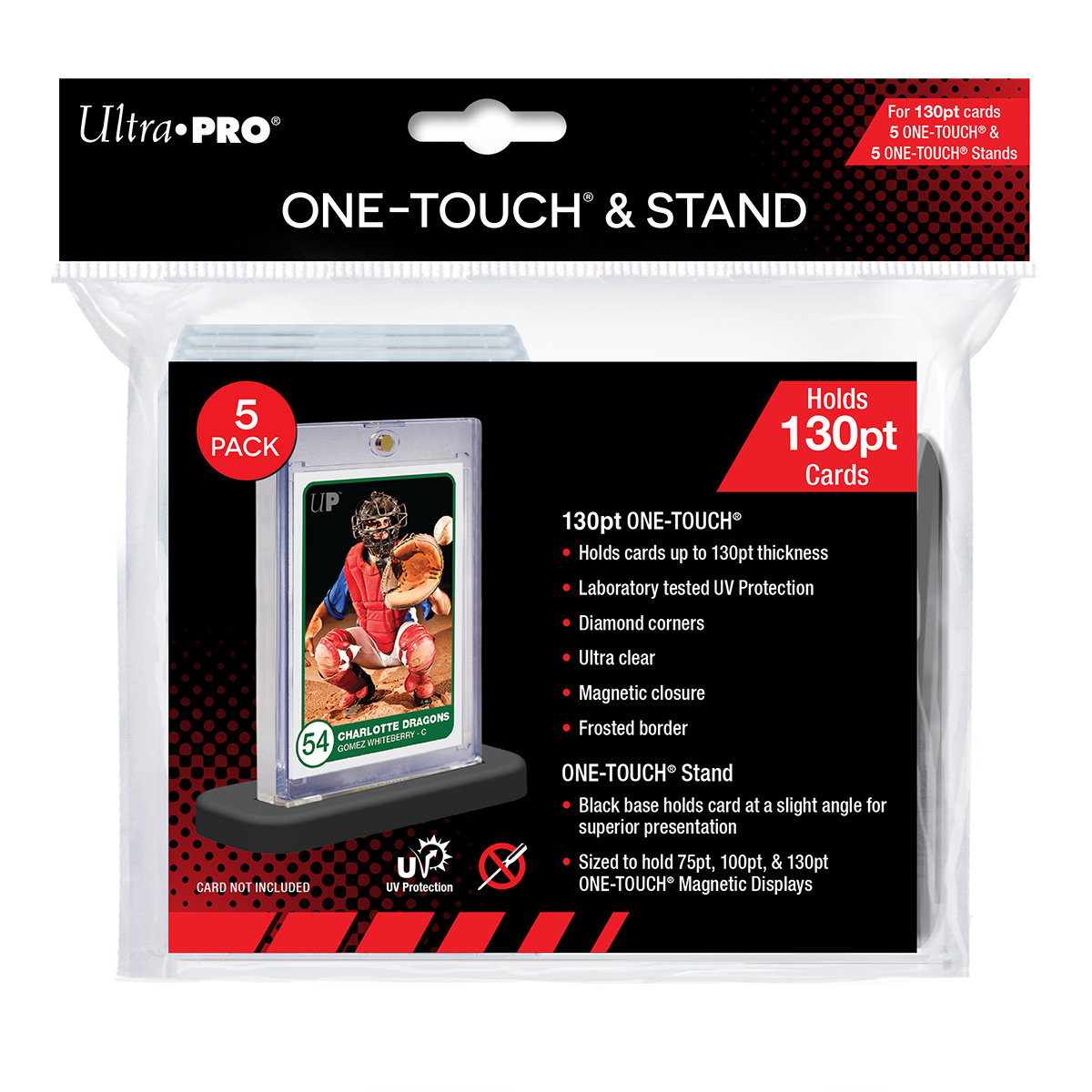 Ultra Pro One Touch Magnetic Card Holder - 75pt Thickness For Trading Cards