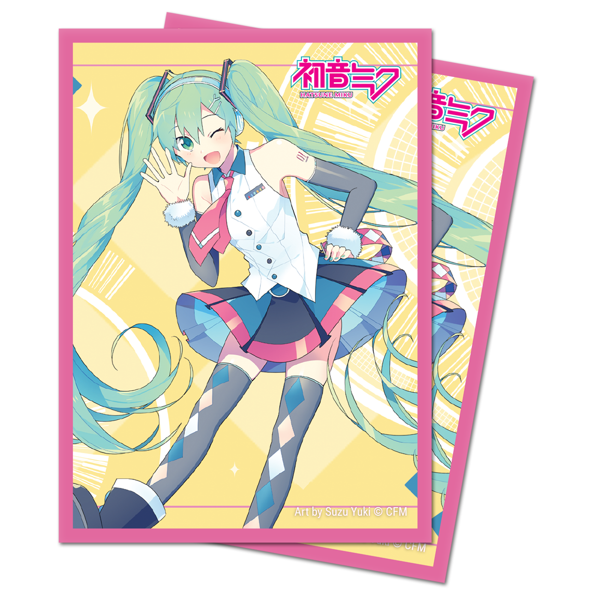 Digital Dreamland Diamond Delight Standard Deck Protector Sleeves (100ct) for Hatsune Miku | Ultra PRO International
