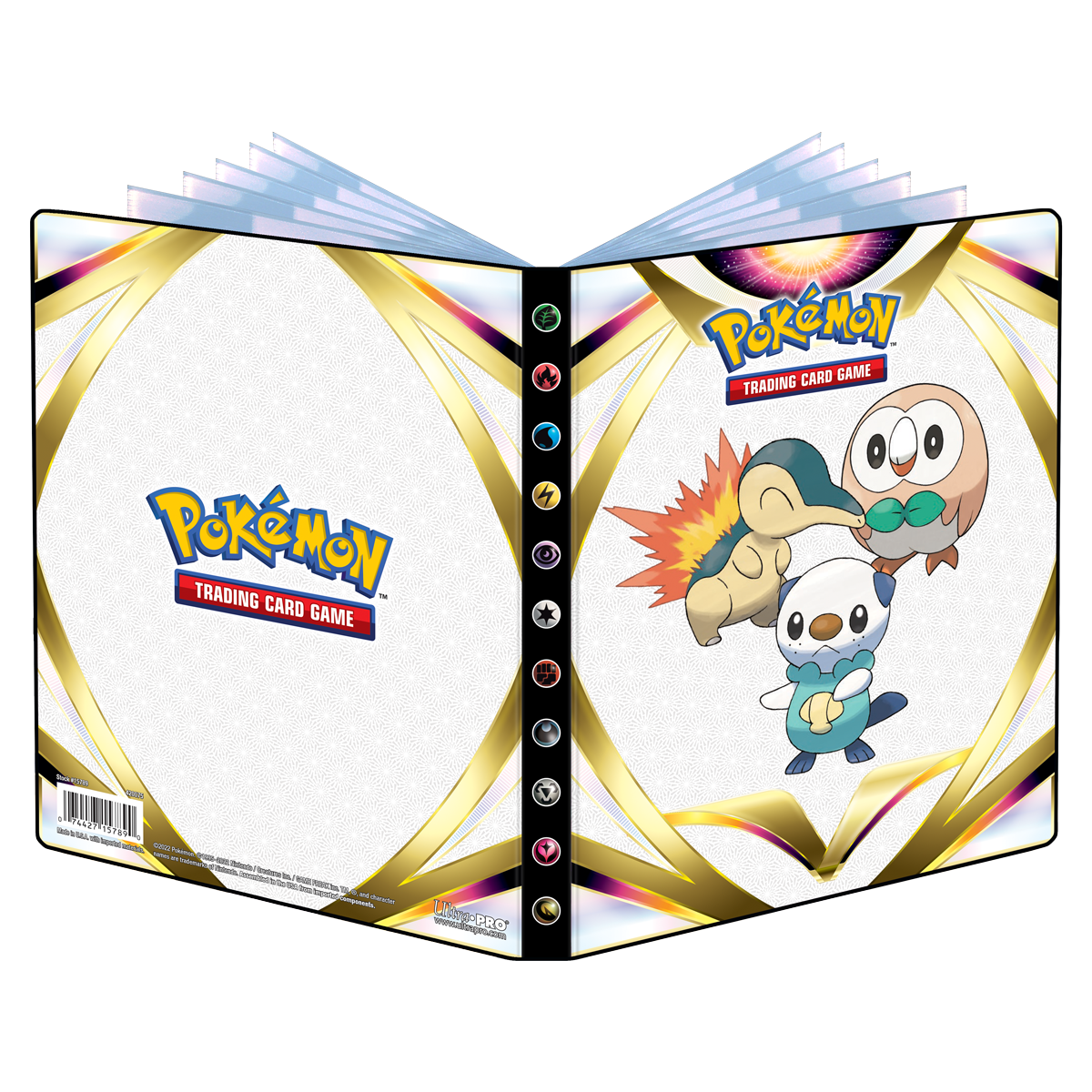 Ultra Pro 15654 4 Pocket Portfolio-Pokemon Sword & Shield 8, Multi