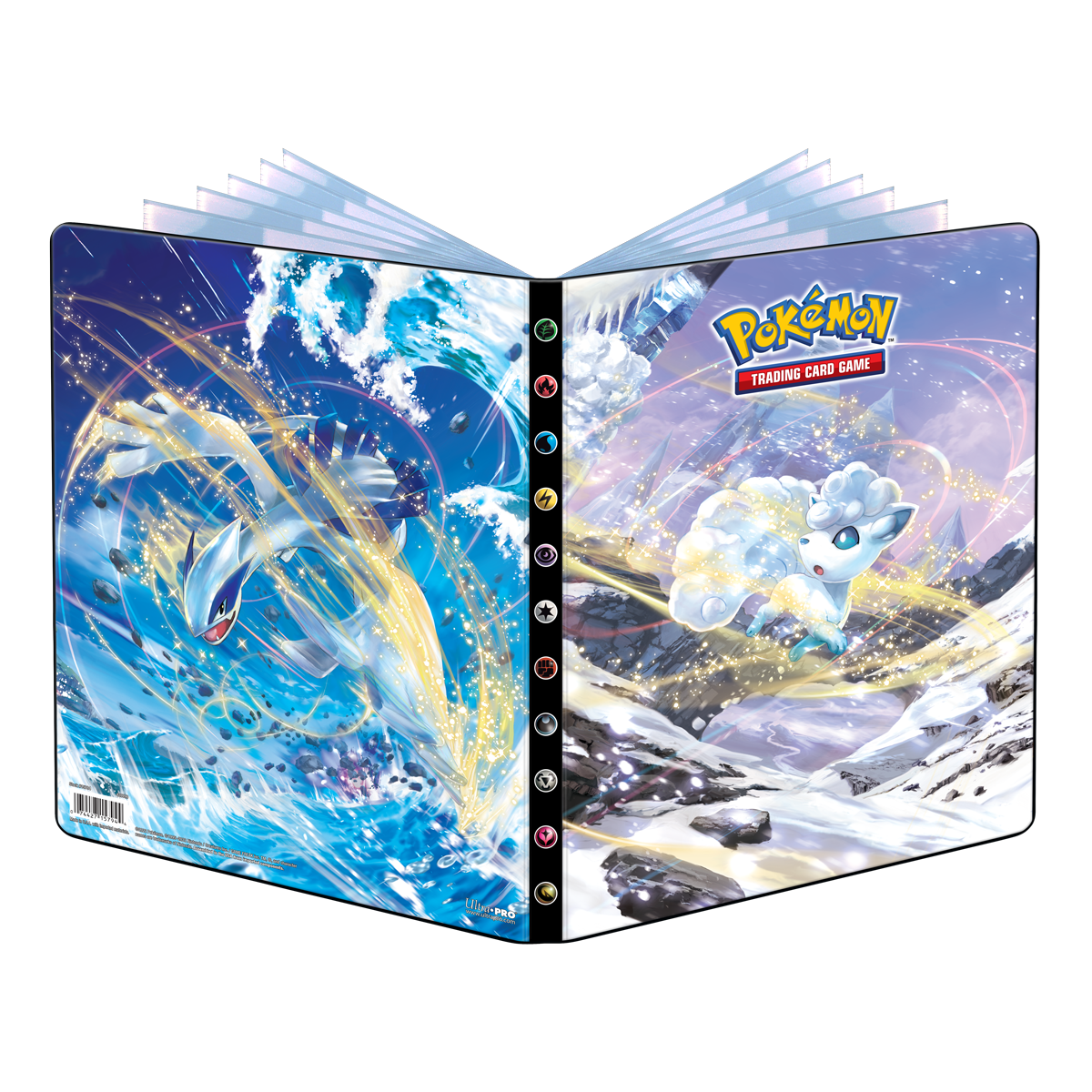 Sword and Shield 12 Lugia and Alolan Vulpix 9-Pocket Portfolio for Pokémon