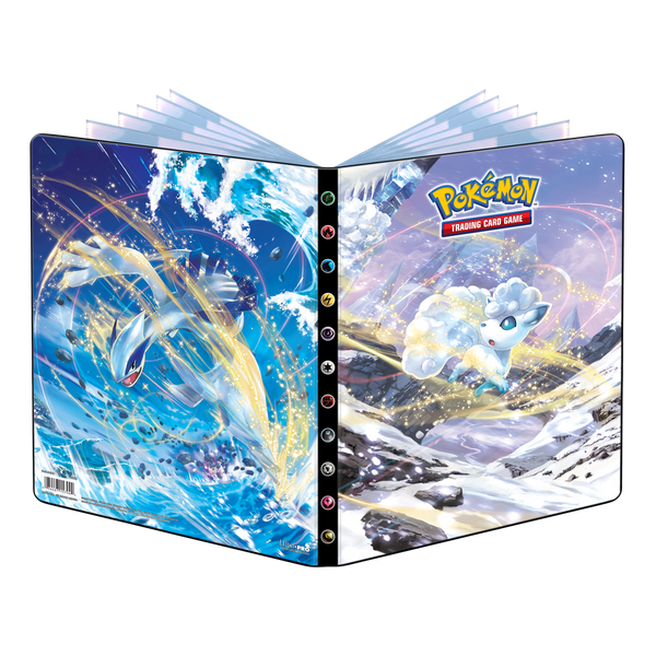 pokemon trading card binders Sword and Shield 12 Lugia and Alolan Vulpix 9-Pocket Portfolio for Pokémon