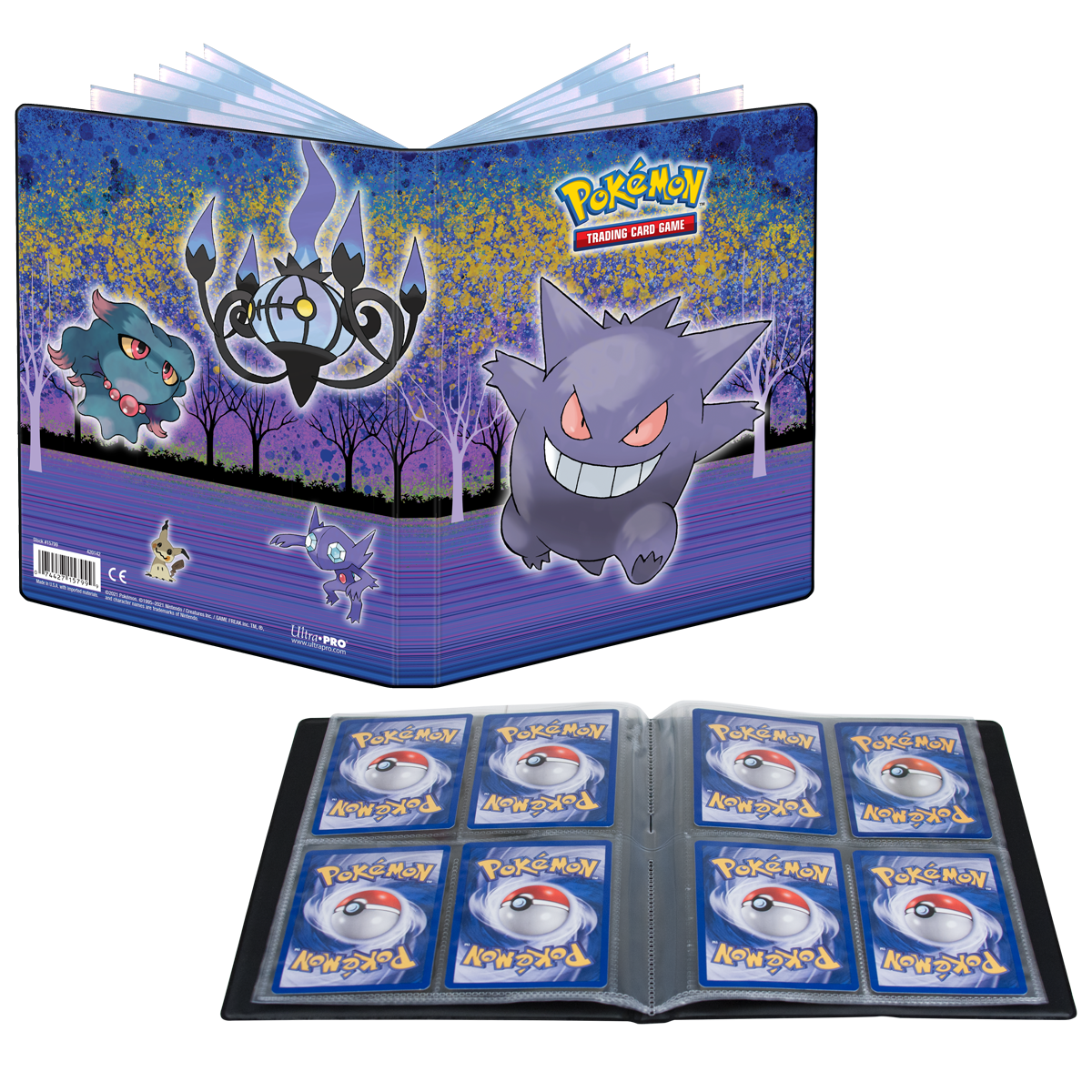 Gallery Series Haunted Hollow 4-Pocket Portfolio for Pokémon | Ultra PRO International