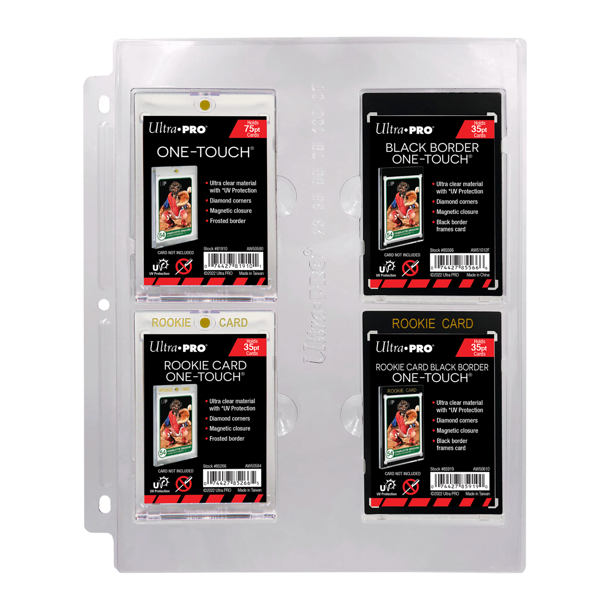 4-Pocket Page for 23PT-100PT ONE-TOUCH Displays 4-Pocket Page for 23PT-100PT ONE-TOUCH Displays