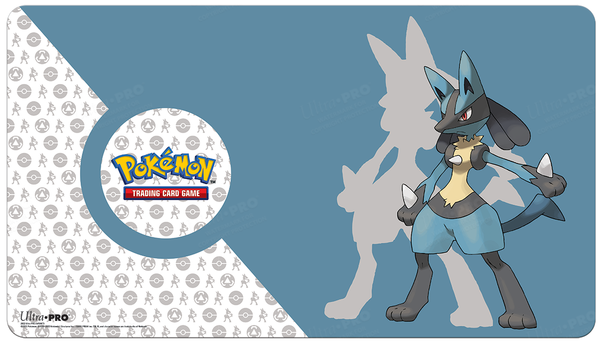 Lucario Standard Gaming Playmat for Pokemon | Ultra PRO International