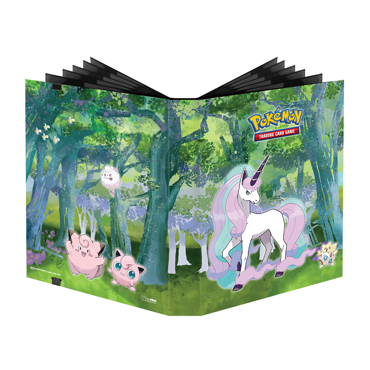 jigglypuff pokemon card binder Gallery Series Enchanted Glade 9-Pocket PRO-Binder for Pokémon