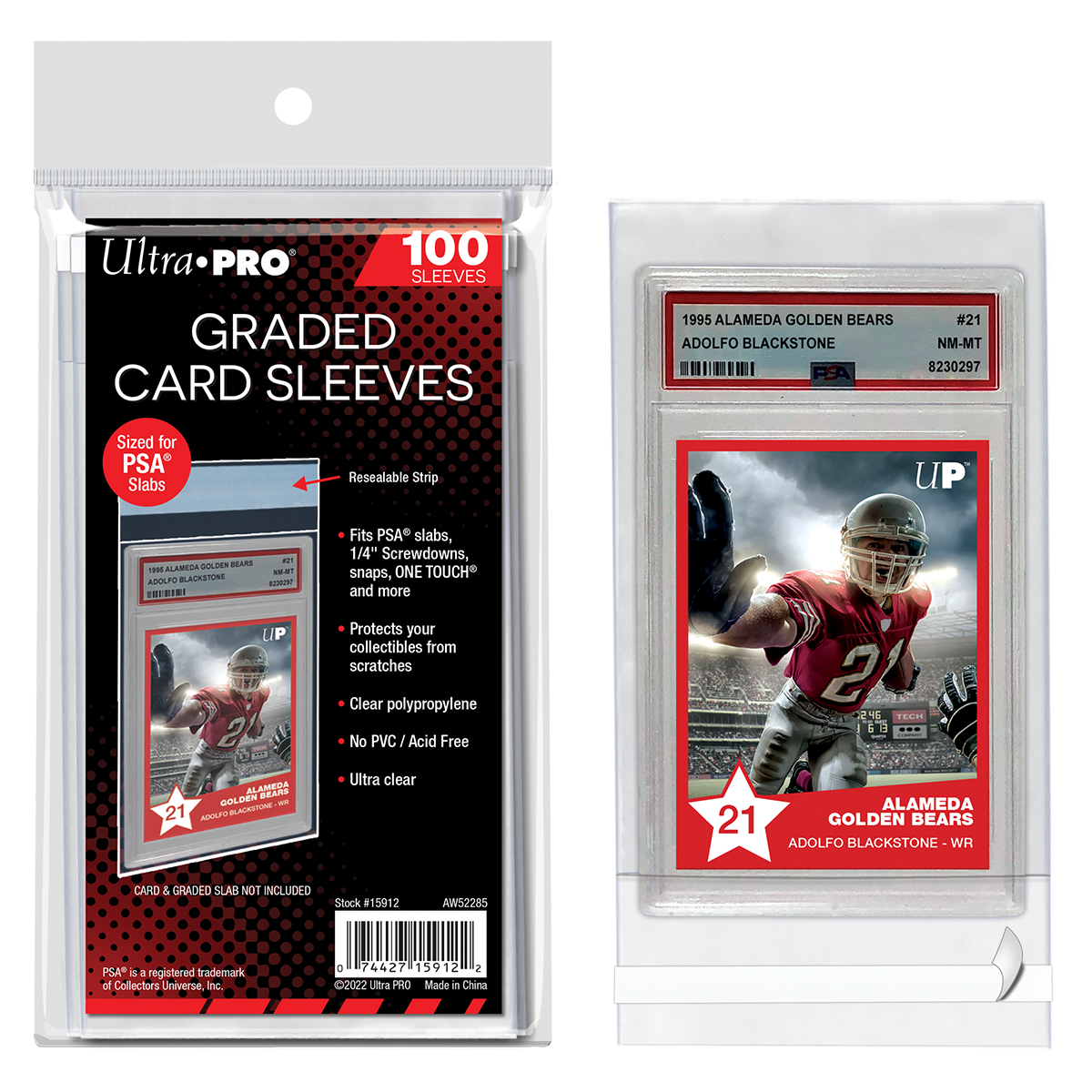 PSA Graded Card Sleeves (100ct) | Ultra PRO International PSA Graded Card Sleeves (100ct) | Ultra PRO International